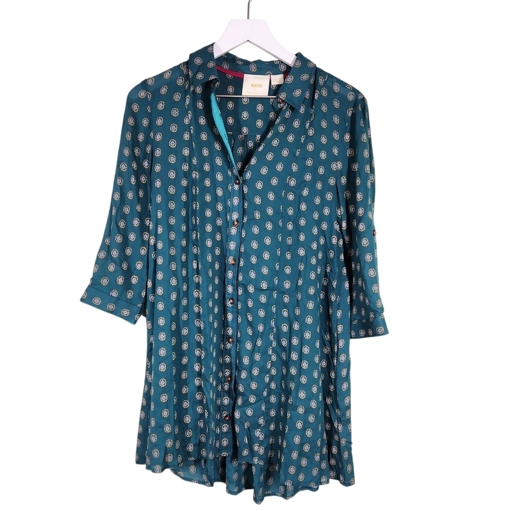 Anthropologie Maeve Monika Buttondown Tunic sz Small